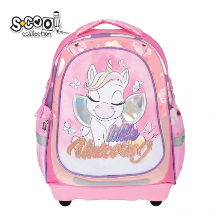 GHIOZDANE - Ghiozdan anatomic LITTLE UNICORN, 38x39x19.5 cm - S-COOL