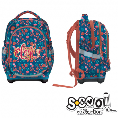 PRODUSE ȘCOLARE - Ghiozdan anatomic LOVE, 42x34x22cm - S-COOL