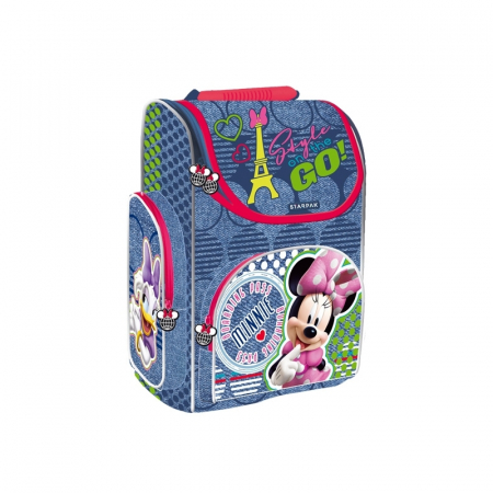 PRODUSE ȘCOLARE - Ghiozdan - carcasa tare MINNIE. 37x27x14,5cm - STARPAK