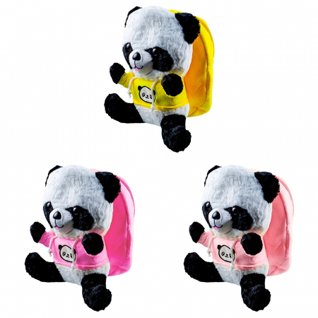 Jucarii de plus - Ghiozdan din plus, Ursulet panda