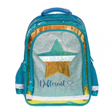 PRODUSE ȘCOLARE - Ghiozdan ergonomic STAR, 38x29x13,5 cm - S-COOL