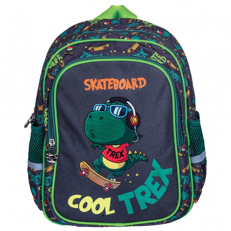 PRODUSE ȘCOLARE - Ghiozdan gradinita COOL TREX, 33x27x15 cm - S-COOL