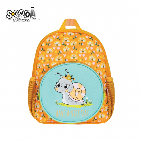 PRODUSE ȘCOLARE - Ghiozdan gradinita HAPPY SNAIL, 31x24x9 cm - S-COOL