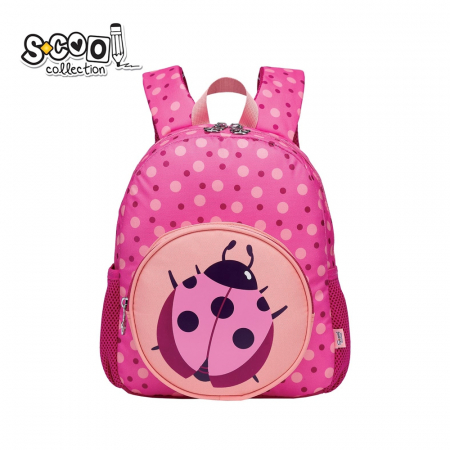 PRODUSE ȘCOLARE - Ghiozdan gradinita LADYBUG, 31x24x9 cm - S-COOL