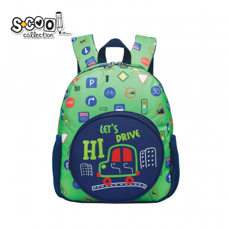 PRODUSE ȘCOLARE - Ghiozdan gradinita LET DRIVE, 33x27x15 cm - S-COOL