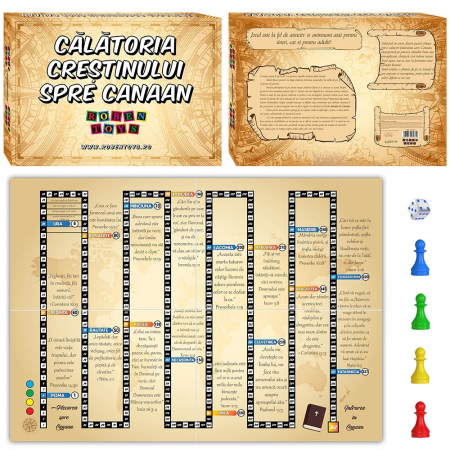 Jocuri si jocuri educative - Joc Calatoria Crestinului spre Canaan - ROBENTOYS