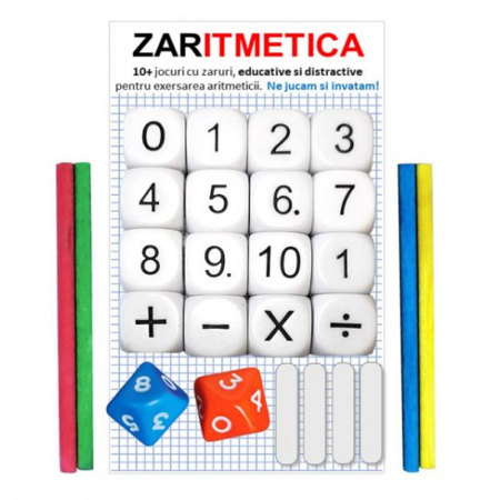 Jocuri si jocuri educative - Joc educativ cu zaruri, Zaritmetica