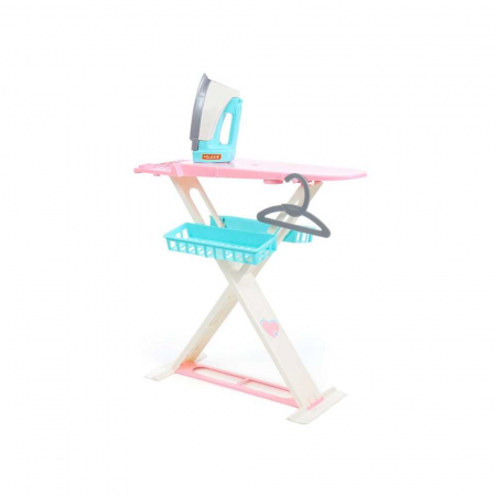 Papusi si accesorii - Masa calcat + fier calcat + accesorii, 62x25x49 cm, Polesie