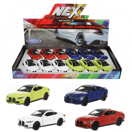 Set Masini - Set Motociclete - Masina BMW M4 Welly - Toi-Toys
