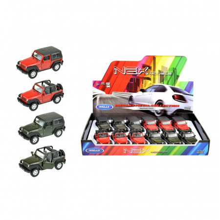 Set Masini - Set Motociclete - Masina Jeep Wrangler Rubicon Welly - Toi-Toys