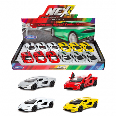 Set Masini - Set Motociclete - Masina Lamborghini Countach LPI 800-4 Welly - Toi-Toys