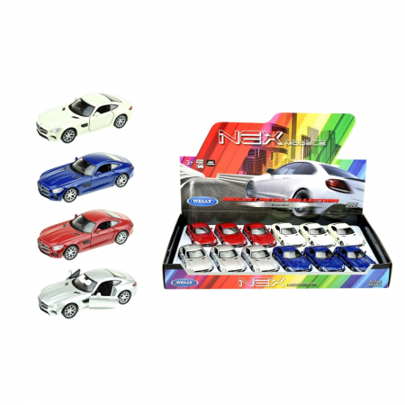Set Masini - Set Motociclete - Masina Mercedes-Benz AMG GT Welly - Toi-Toys