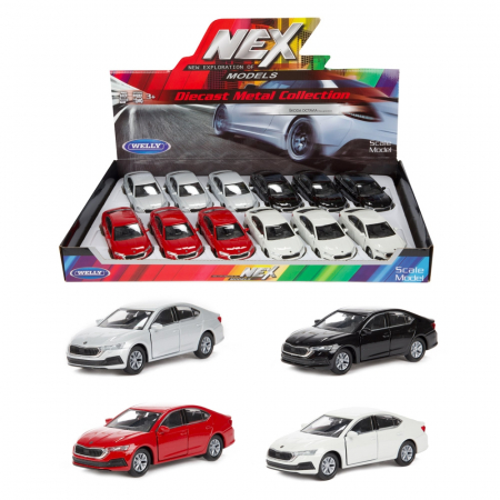 Set Masini - Set Motociclete - Masina Skoda Octavia Welly - Toi-Toys