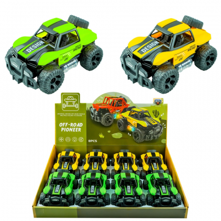 Masini Plastic - Metal - Masinuta Off-Road, 14x9x8 cm