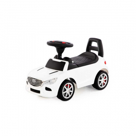 Masini cu - fara pedale - Masinuta - Supercar, alba, fara pedale, 66x28.5x30 cm, Polesie