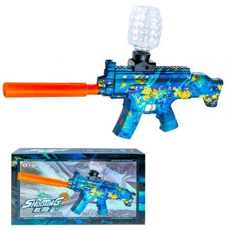 Pusti - Pistoale - Arme - Mitraliera automata cu bile gel si accesorii