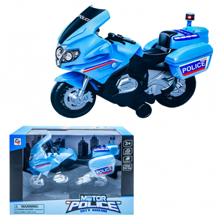 Masini cu Baterii - Motocicleta Politie, cu lumina si sunet
