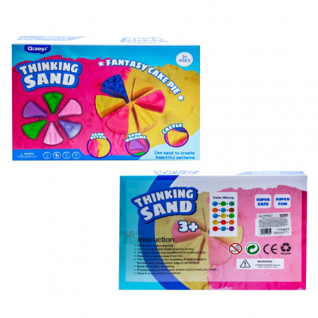 Creativitate - Arts & Crafts - Nisip magic + accesorii, 1 kg, 2 culori/cutie
