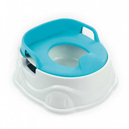 Articole bebelusi si copii mici - Olita 3 in 1, Albastra, 34.5x37x20 cm - Dolu