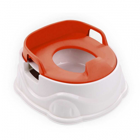 Articole bebelusi si copii mici - Olita 3 in 1, Portocalie, 34.5x37x20 cm - Dolu