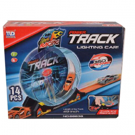 Set Masini - Set Motociclete - Pista cu masina, 14 piese