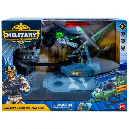 Masini - Motociclete - Play set militar