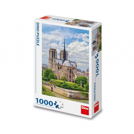 Puzzle - Puzzle Catedrala Notre-Dame, 1000 piese - DINO TOYS