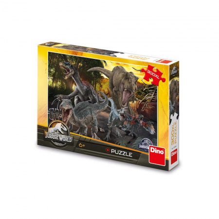 Puzzle - Puzzle Jurasic World, 300 piese - DINO TOYS