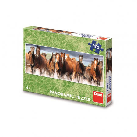 Puzzle - Puzzle panoramic Cai, 150 piese - DINO TOYS