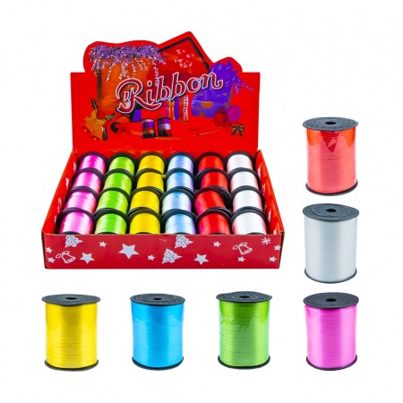 PRODUSE DIVERSE - Rafie color, 0,5 cm x 10 m/rola, 24 role/set