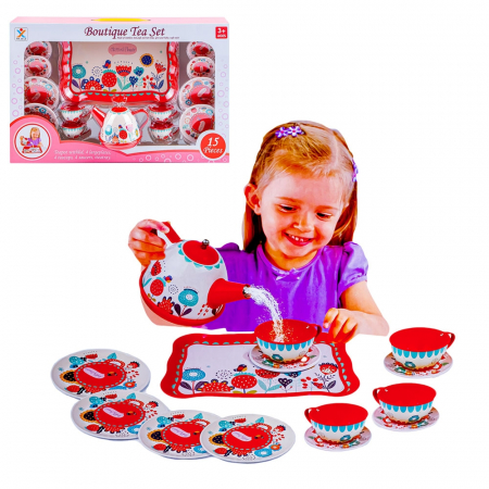 Papusi si accesorii - Set ceainic, 15 piese