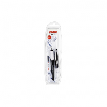PRODUSE ȘCOLARE - Stilou My.Pen penita M alb|negru - blister