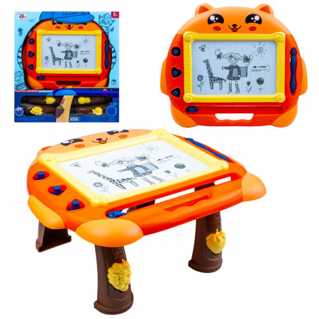 Jocuri si jocuri educative - Tablita magica, cu suport + stampile