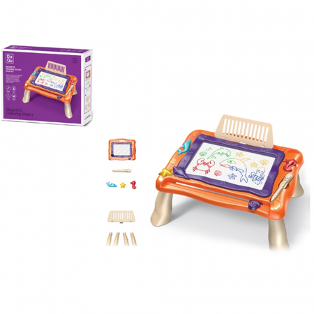 Jocuri si jocuri educative - Tablita magica, cu suport + stampile