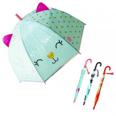 PRODUSE DIVERSE - Umbrela copii, cu desene, Animalute, 70 cm