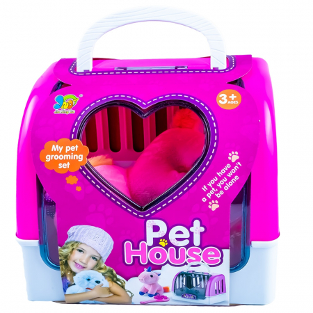 Jucarii din plus - Unicorn de plus, cu accesorii si cusca