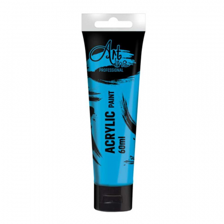 TEMPERA - Vopsea acrilica Art, 60 ml, 6buc/set, BLUE CERULEAN - ARTLINE
