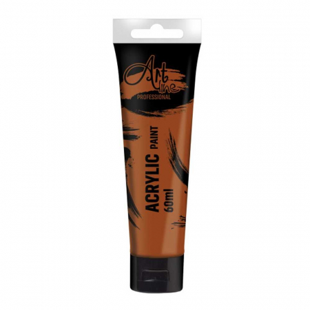 TEMPERA - Vopsea acrilica Art, 60 ml, 6buc/set, BURNT SIENNA - ARTLINE