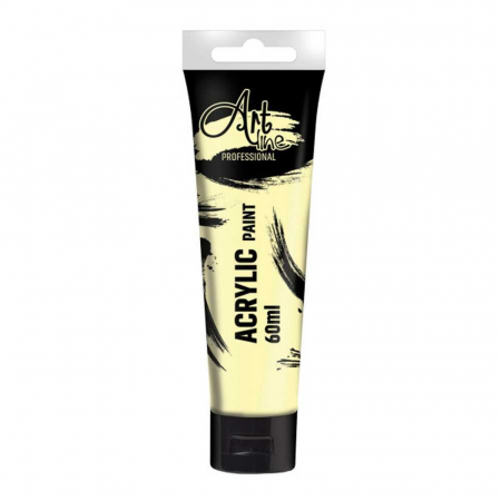 PRODUSE ȘCOLARE - Vopsea acrilica Art, 60 ml, 6buc/set, YELLOW MEDIUM - ARTLINE