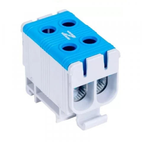 Accesorii electrica - Clema derivație cu fixare pe șină CU/AL 2P CU 2.5-50 AL 6-50MM2