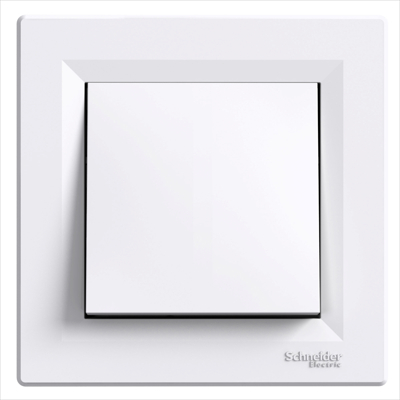 Asfora Int. Simplu 1P 10A IP20 Alb [1]