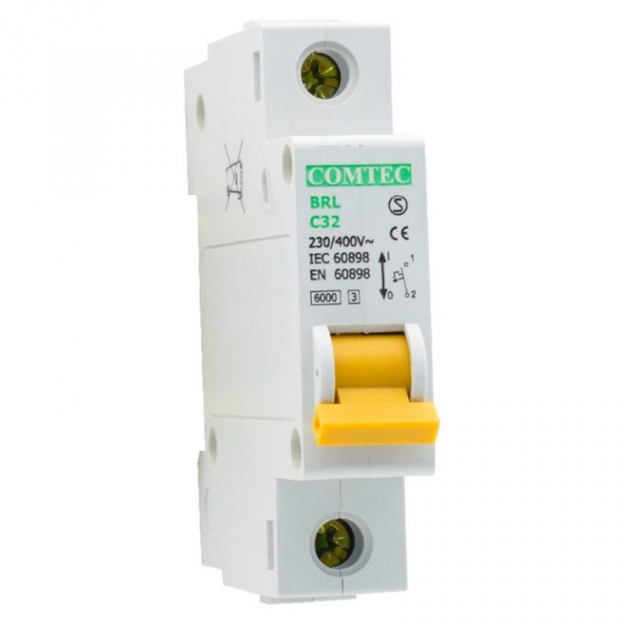 Intrerupator automat monopolar BRL 6kA MCB, COMTEC [1]