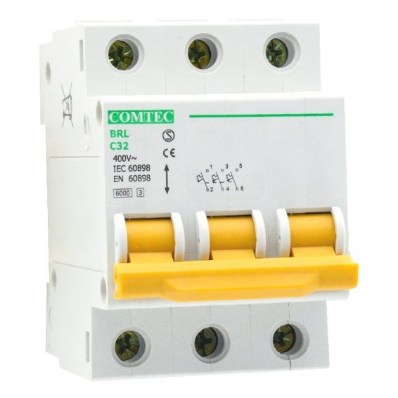 Intrerupator automat tripolar BRL 6kA MCB [1]