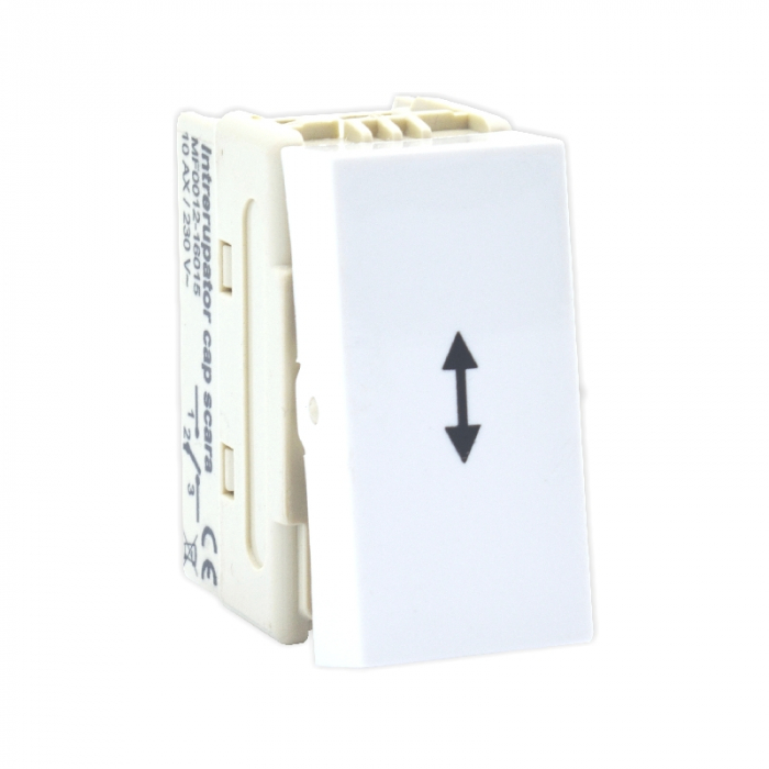 Intrerupator Cap Cruce STIL PREMIUM Alb, COMTEC [1]