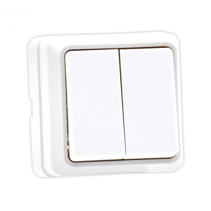 Intrerupator dublu Eco Premium aparent, MF0012-85735, COMTEC [1]