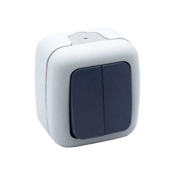 Intrerupator dublu ELEGANT, MF0012-85762, COMTEC [1]