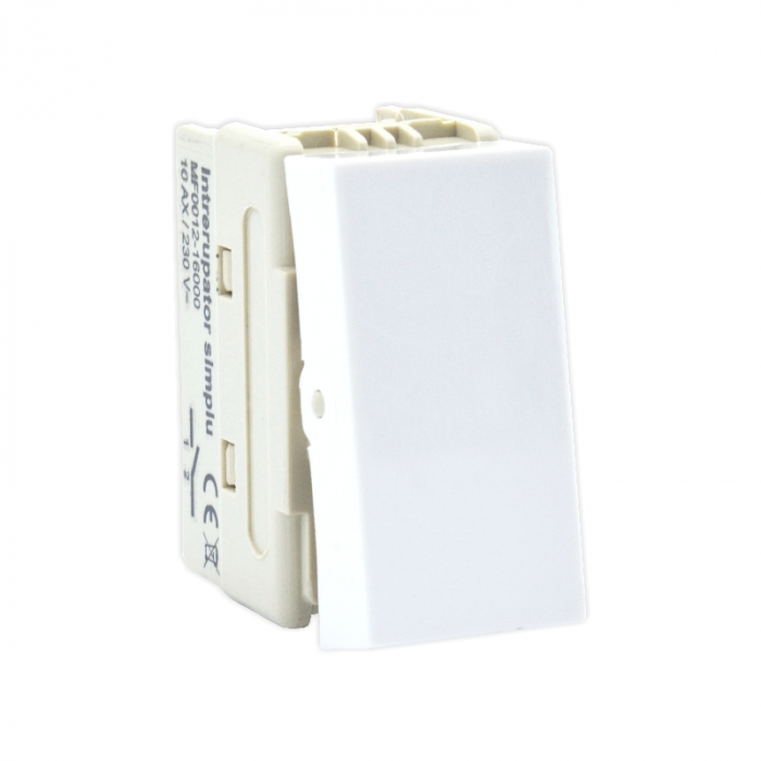 Intrerupator Simplu STIL PREMIUM Alb, MF0012-16000, COMTEC [1]