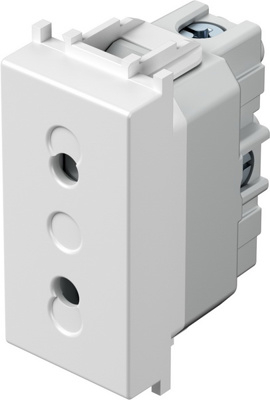 Modul Priză S. EURO 1M 10A ST IP20 Alb [2]