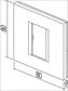 Modul Line Rama 1/2M IP20 Alb [2]