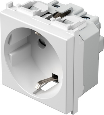 Modul Priză SCHUKO 1P 16A ST IP20 Alb [2]